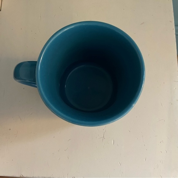 Fiesta Square Mugs (2), Made in USA, Vintage. Peacock Blue - Picture 12 of 15